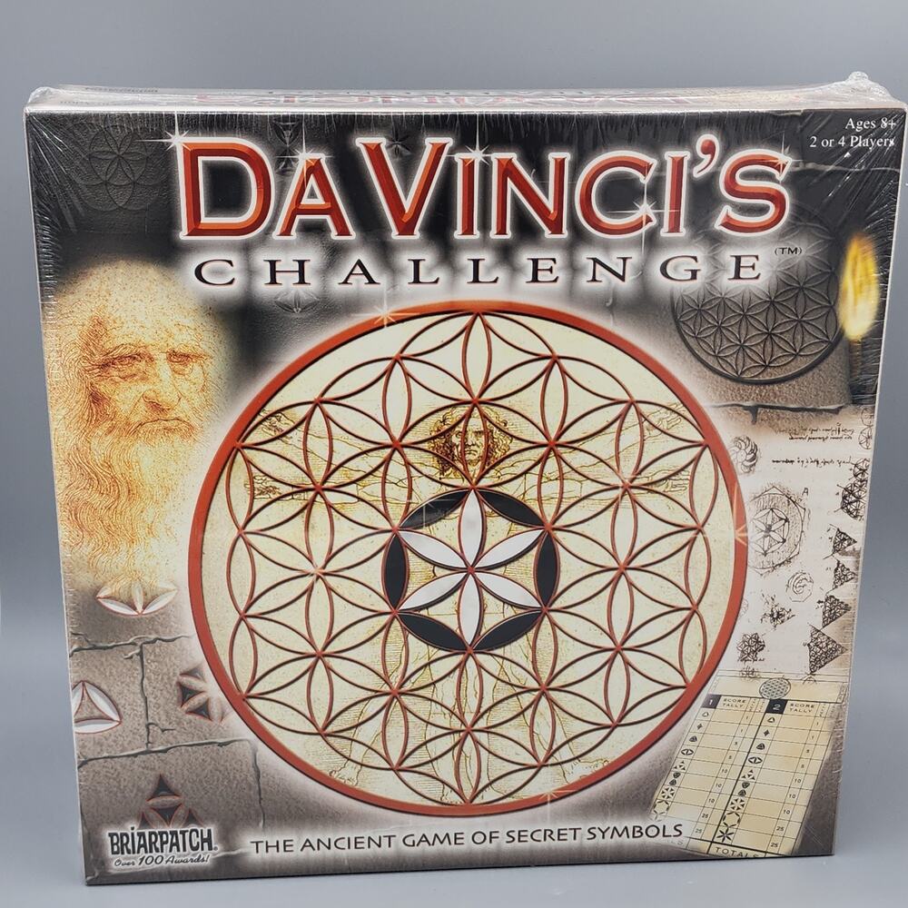 DaVinci's Challenge Board Game Ancient Game of Secret Symbols Factory Sealed